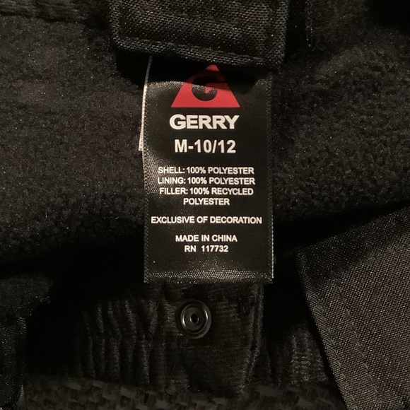 Gerry Boys Black Elastic Waist Water Resistant Snowboarding Pants Medium 10/12 - Picture 7 of 10